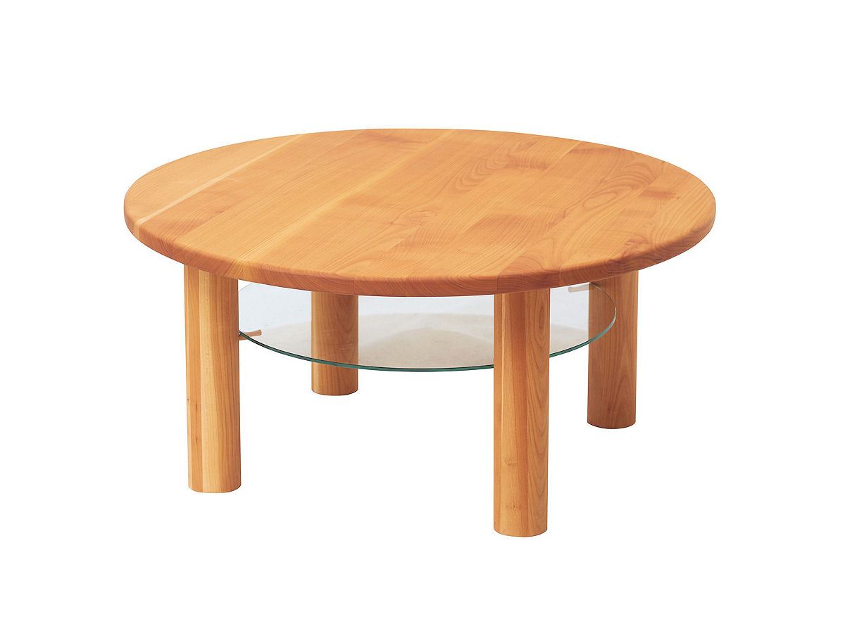 Couchtisch Rondo mit Glasablage